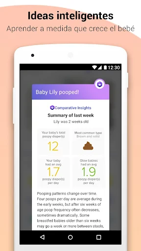 Glow Baby para la lactancia screenshot