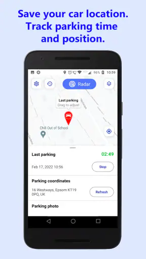 Gps coche localizador screenshot