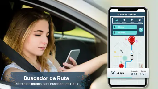 GPS Navegación En Vivo Mapa screenshot
