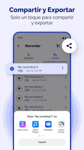 Grabador de voz - Notas de voz screenshot