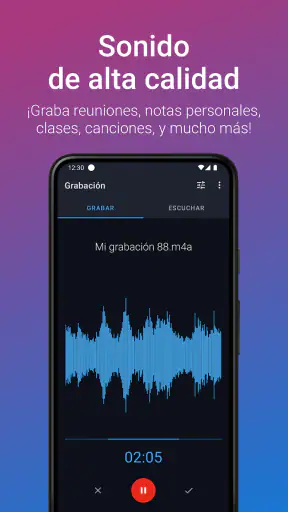 Grabadora de Voz Fácil screenshot