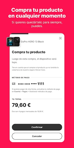 Grover – alquila tecnología screenshot