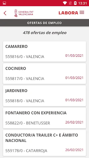 GVA PuntLABORA screenshot