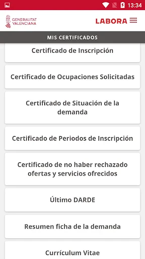 GVA PuntLABORA screenshot