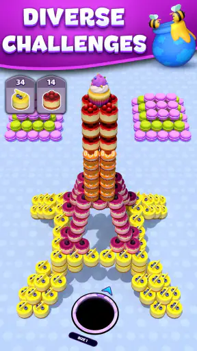 Hole Em All: Black hole game screenshot