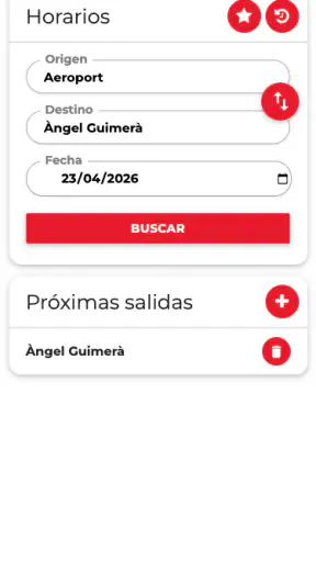 Horarios Tren, Metro y Tranvía screenshot