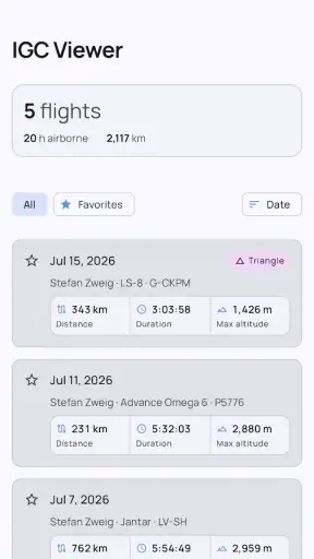 IGC Viewer screenshot