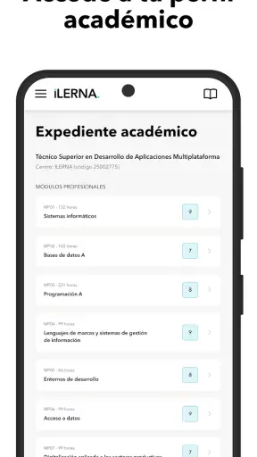 ILERNA screenshot