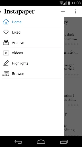 Instapaper screenshot