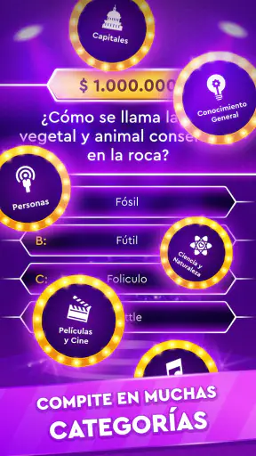 Juego Trivia: Quiz Millonario screenshot