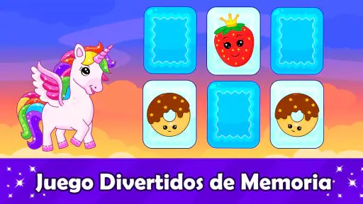 Juegos unicornio de 2-4 años screenshot