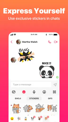 JusTalk: Video chat y llamadas screenshot