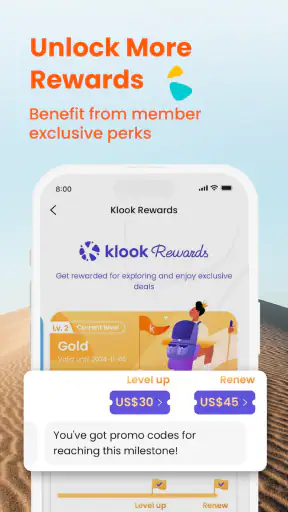Klook: ofertas de viaje y ocio screenshot