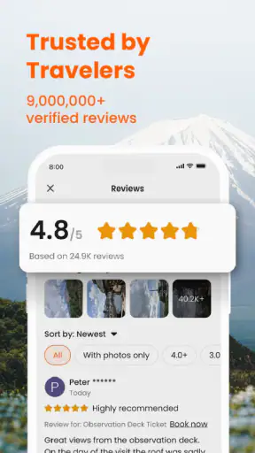 Klook: ofertas de viaje y ocio screenshot