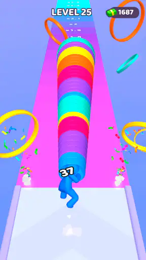 Layer Man 3D: Corre y Recoge screenshot