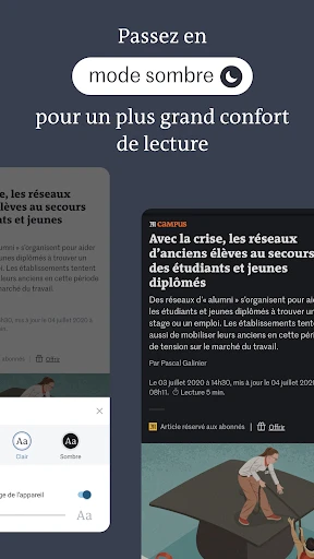 Le Monde, Actualités en direct screenshot