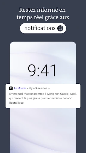 Le Monde, Actualités en direct screenshot