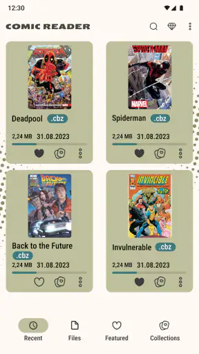 Lector de libros (cbz/cbr) screenshot