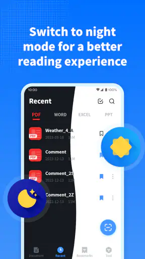 Lector de notas PDF screenshot