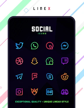 LineX Icon Pack screenshot