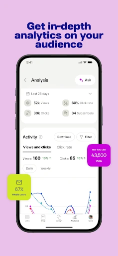 Linktree: Link in bio creator screenshot