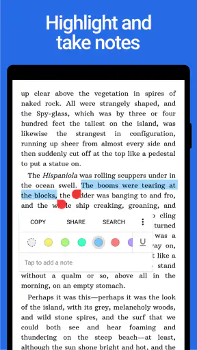 Lithium: Lector EPUB screenshot