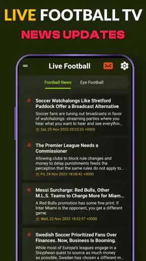 Live Football TV HD 2026 screenshot
