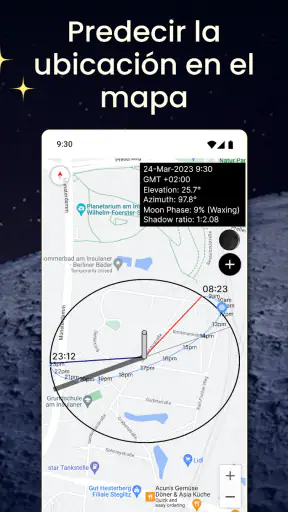 Localizador lunar e calendario screenshot