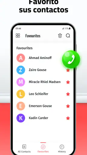 Marcador de teléfono screenshot