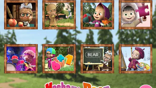 Masha y el Oso Juego Educativo screenshot