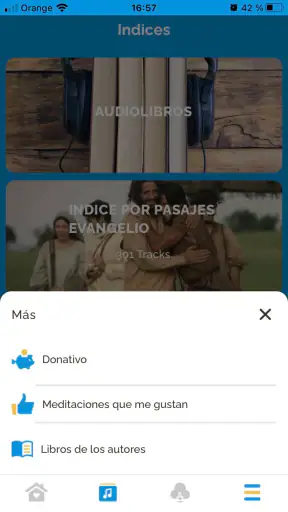 Meditaciones diarias screenshot