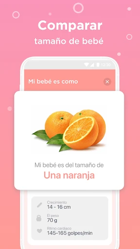 Mi embarazo. Calendario app screenshot
