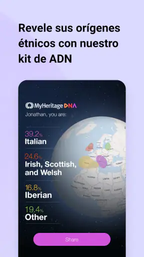 MyHeritage: Árbol genealógico screenshot