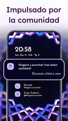 Niagara Launcher ‧ Inicio screenshot