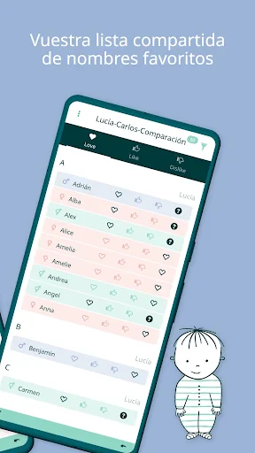 Nombres de Bebés / pila 2025 screenshot