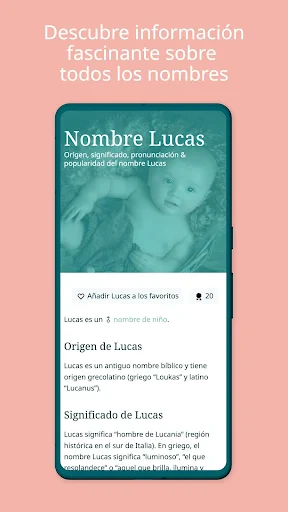 Nombres de Bebés / pila 2025 screenshot