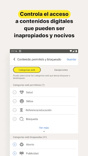 Norton Family parental control screenshot