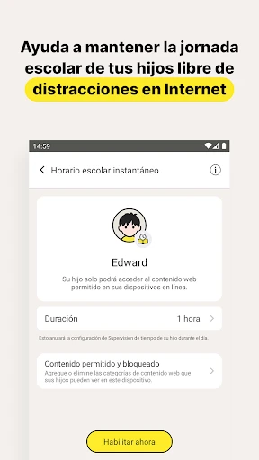 Norton Family parental control screenshot