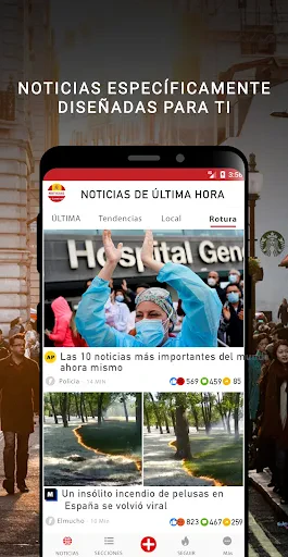 Noticias última hora screenshot