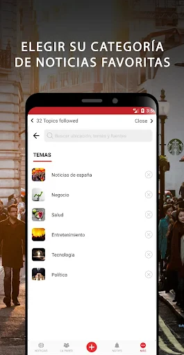 Noticias última hora screenshot