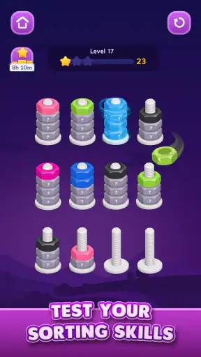 Nut Sort - Juegos de Ordenar screenshot