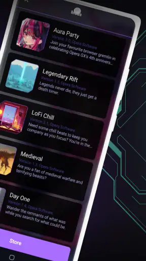 Opera GX: navegador gaming screenshot