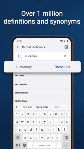 Oxford Dictionary screenshot