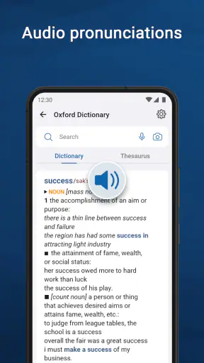 Oxford Dictionary screenshot