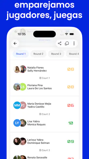 Padel Fast - Tu nivel de pádel screenshot