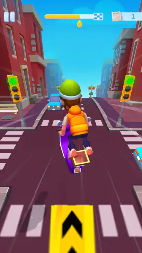 Paper Boy Race・juego de correr screenshot