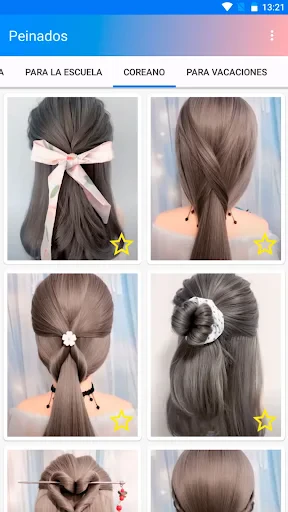 Peinados paso a paso fáciles screenshot