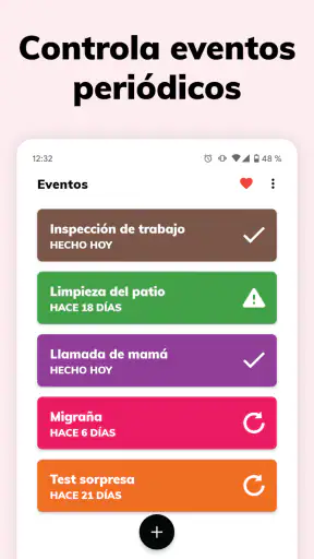 Periodically: Rastrea Eventos screenshot