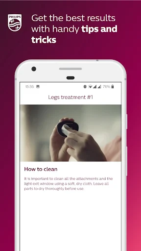 Philips Lumea IPL screenshot