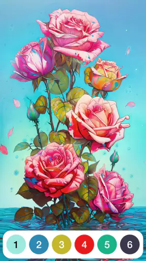 Pintar Por Números Colorear screenshot